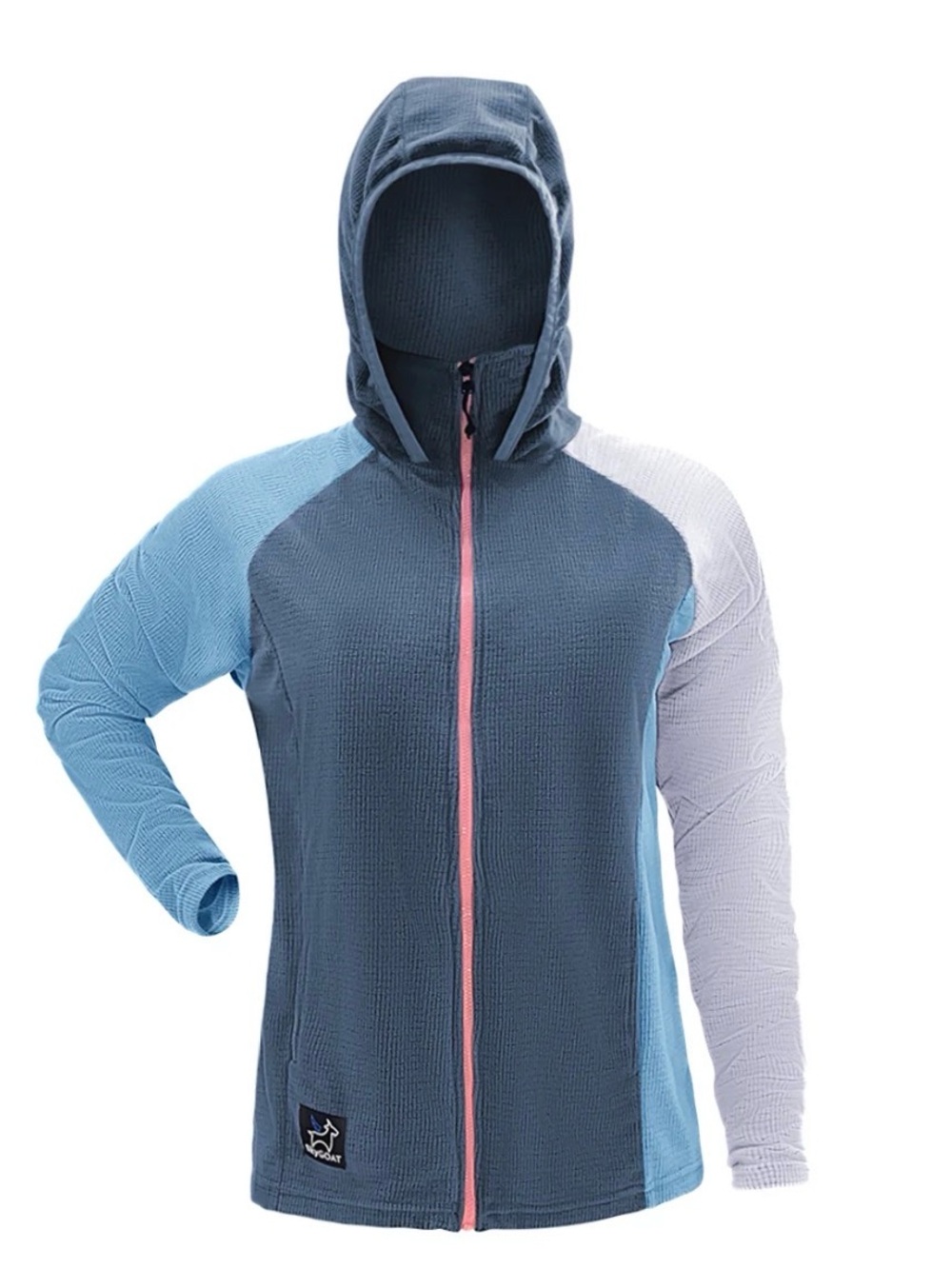 SkyGOAT CAMP Hooded Microgrid Fleece Jacket | Size S 🏔️
